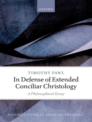 cover image of In Defense of Extended Conciliar Christology